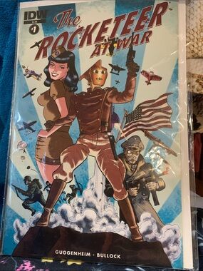The Rocketeer At War Comic Book - Blue Cover. Collectible